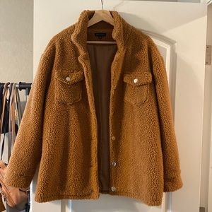 brown/tan comfy jacket